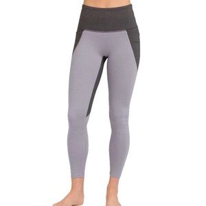 ⭐️Prana Stefania High-rise 7/8 Length Leggings, Size S, Charcoal & Lt. Gray